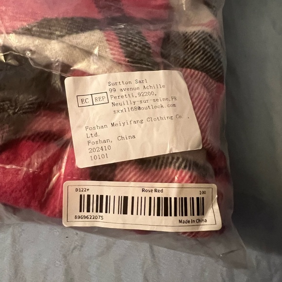 Plaid Fleece Toddler Girls Outfit with Skirt - Picture 5 of 5